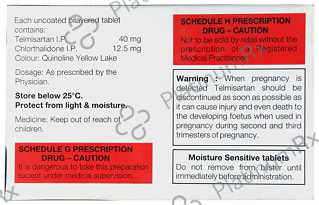 Telpres CT 40/12.5mg Tablet 15s