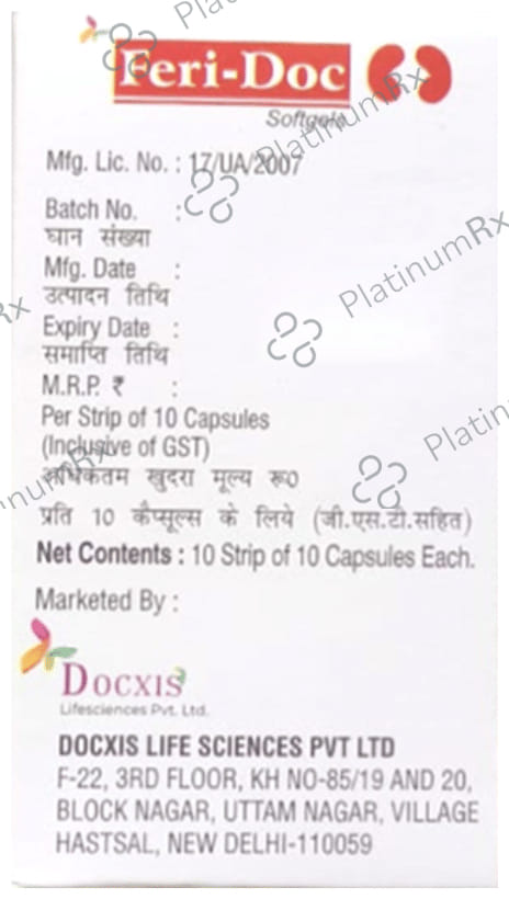 Feri-Doc Softgel Capsule