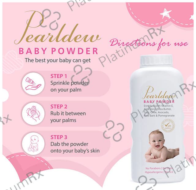 Pearldew Baby Powder (100gm Each) 1 Bottle