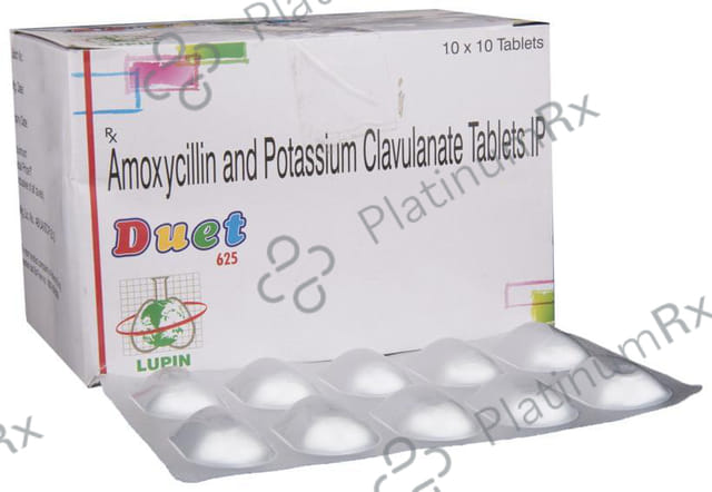 Duet 625mg Tablet 10s