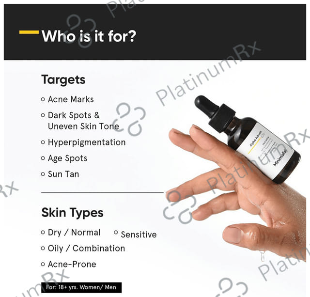 Minimalist 02% Alpha Arbutin Face Serum 30ml