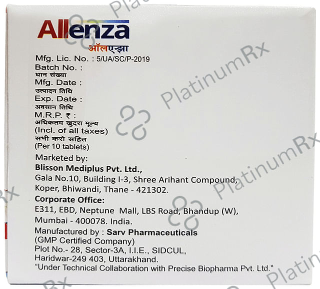 Allenza Tablet