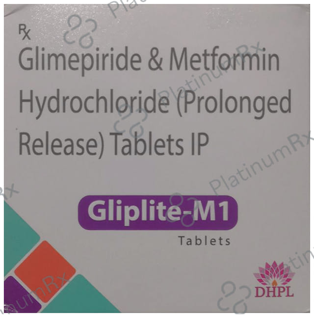 Gliplite M 1mg/500mg Tablet PR