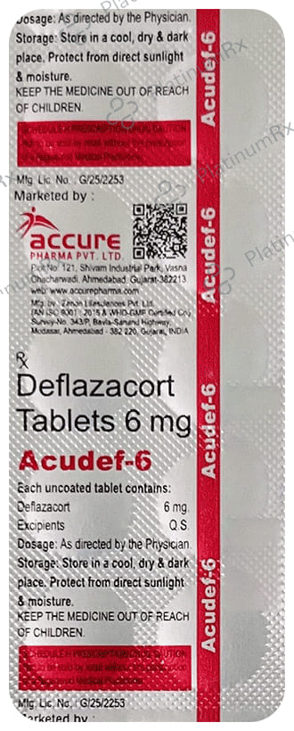 Acudef 6mg Tablet 10s