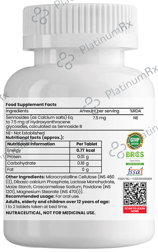 Natures Only Biosenna 7.5mg Tablet