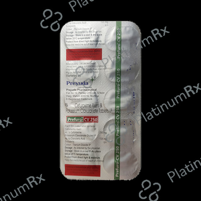 Prefuro CV 250/125mg Tablet 10s