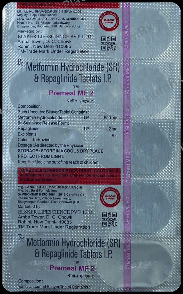 Premeal MF 2 Tablet SR