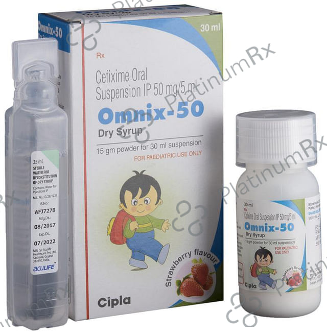 Omnix 50mg Dry Syrup 30ml