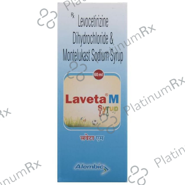 Laveta M 2.5/4mg Syrup 60ml