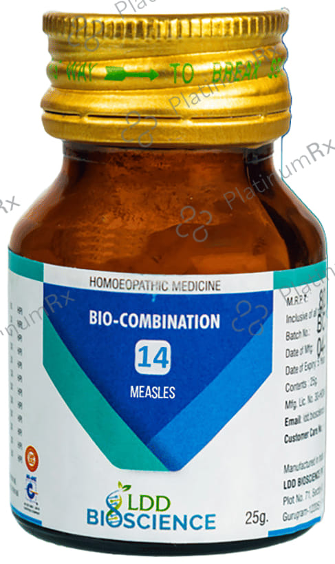 LDD Bioscience Bio-Combination 14 Measles Tablet 25 gm