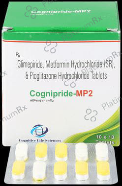 Cognipride MP 2/500/15mg Tablet SR 10s
