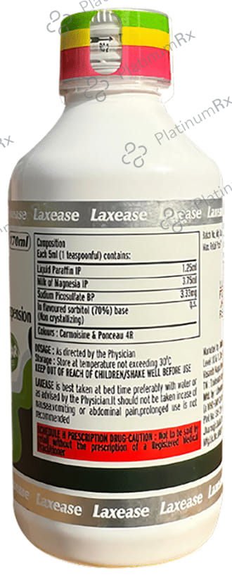 Laxease Oral Suspension Sugar Free 170ml