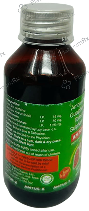 Amtus-X Syrup Sugar Free