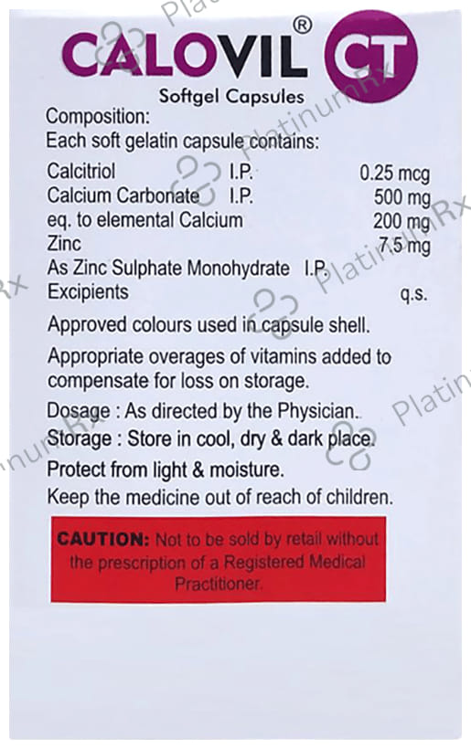 Calovil CT Softgel Capsule 10s