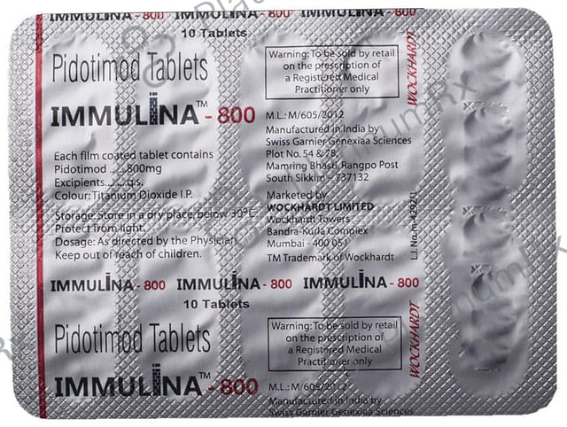 Immulina 800 Tablet