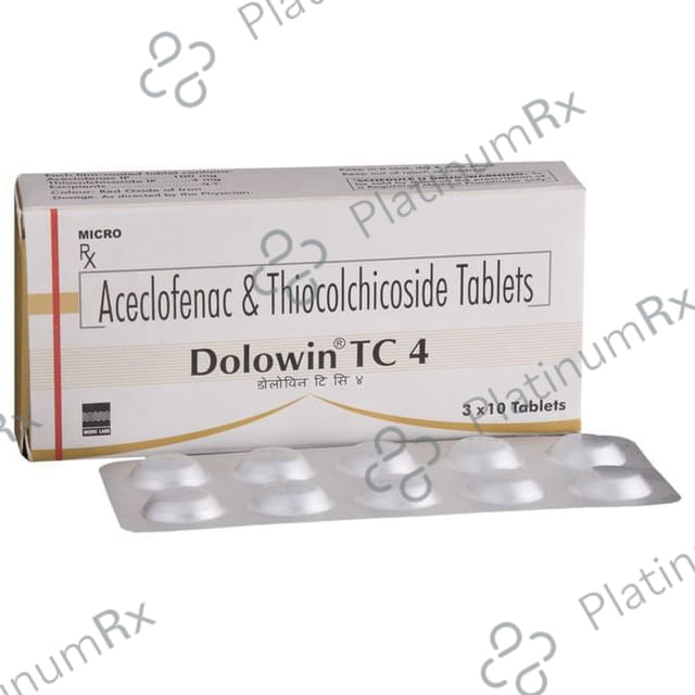 Dolowin TC 4/100mg Tablet 10s