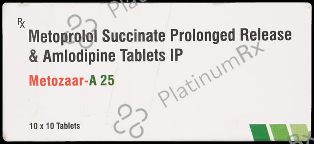 Metozaar A 5/25mg Tablet 10s