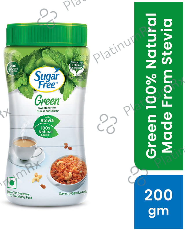 Sugar Free Green Stevia Sweetener Powder 200 gm