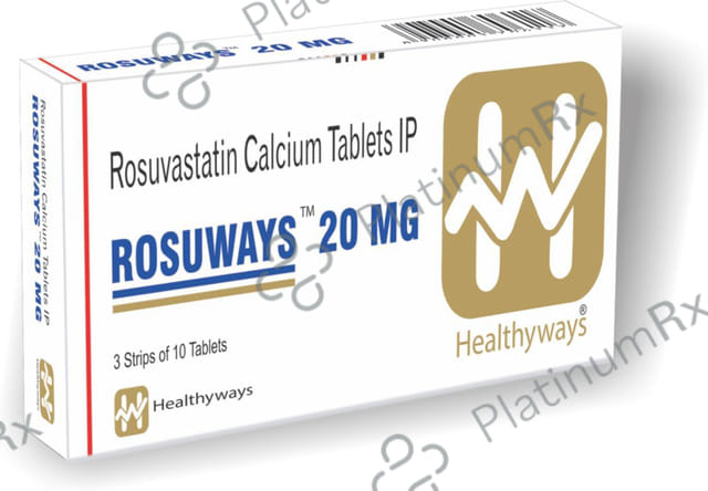 Rosuways 20mg Tablet