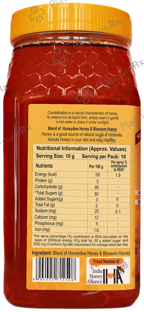 Patanjali Honey No Added Sugar 1kg