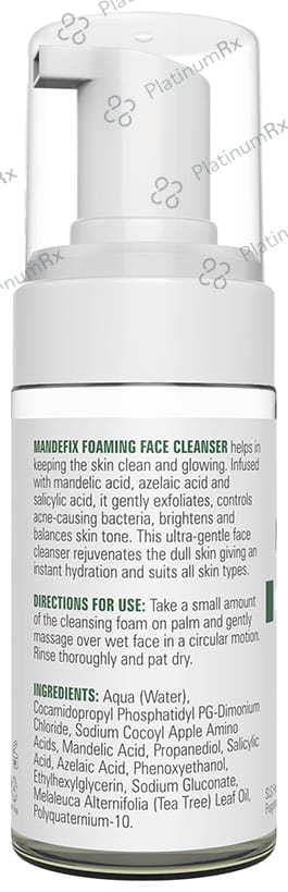 Fixderma Mandefix Foaming Face Cleanser 100 ml