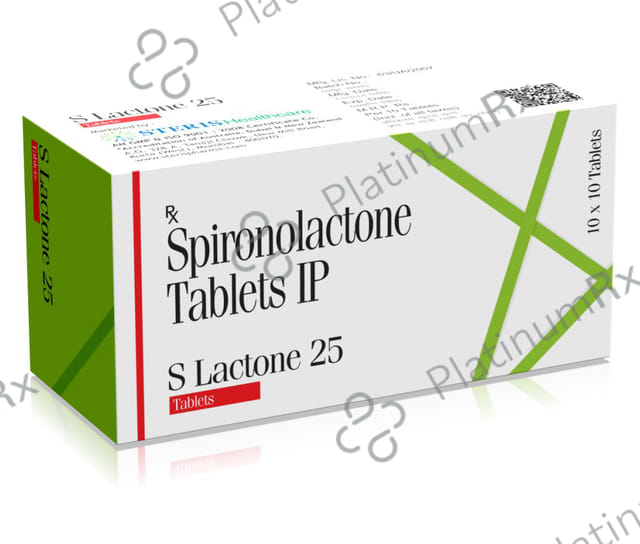 S Lactone 25mg Tablet 10s