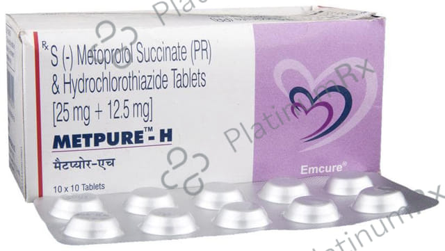 Metpure H 25/12.5mg Tablet 10s