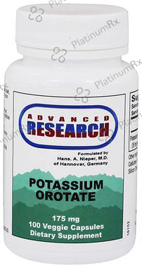 Advanced Research Potassium Orotate 175mg Veggie Capsule 100s
