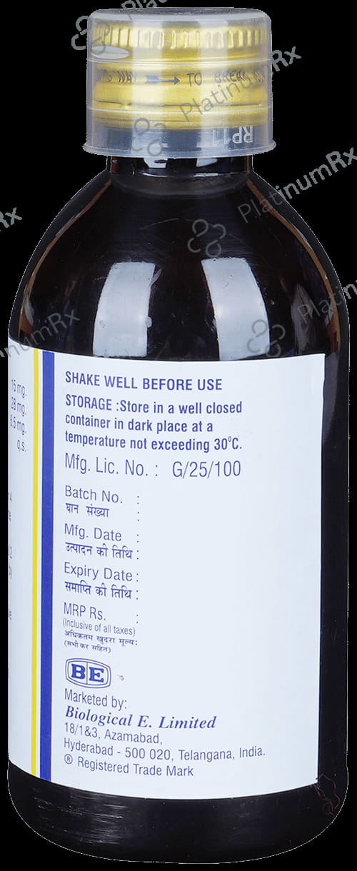 New Coscopin Plus Oral Suspension Sugar Free 100ml