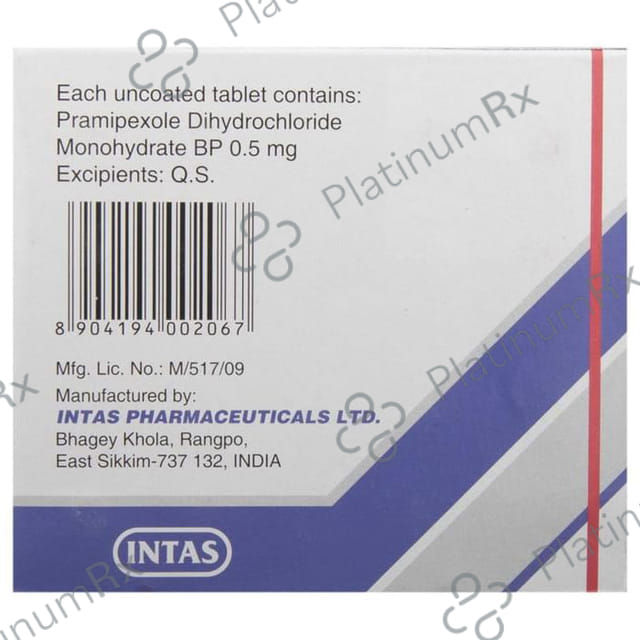 Pramirol 0.5mg Tablet 10s