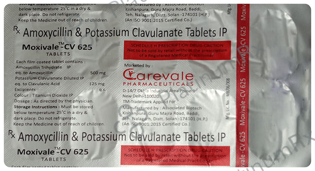 Moxivale-CV 625 Tablet