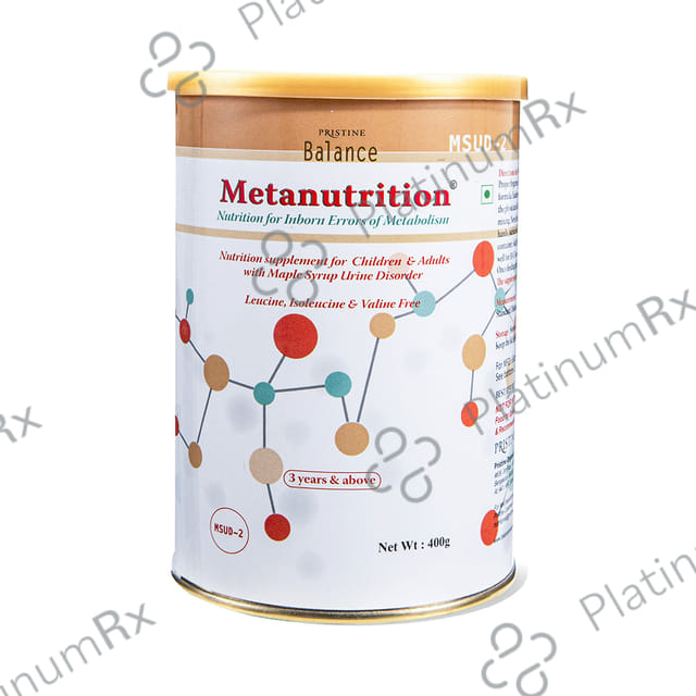 Pristine Balance Metanutrition MSUD 2 (3 Years & Above) Powder Unflavoured