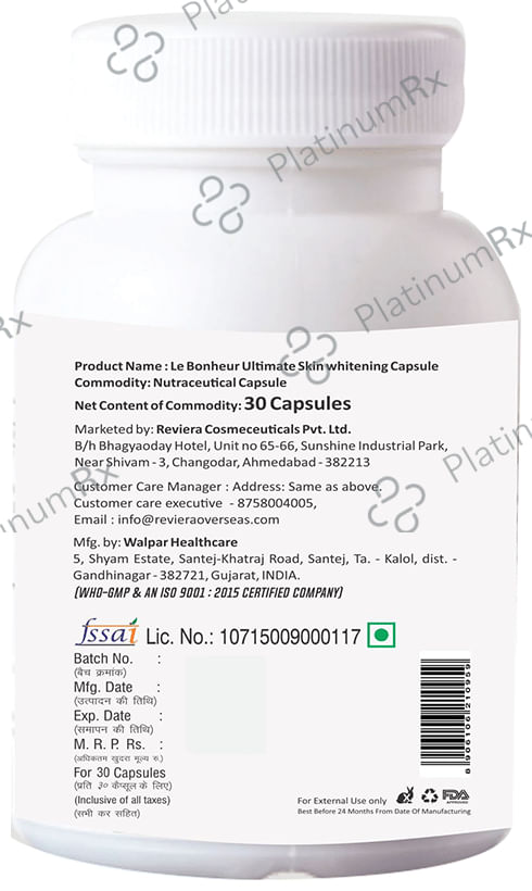 Le Bonheur The Ultimate Skin Whitening Capsule