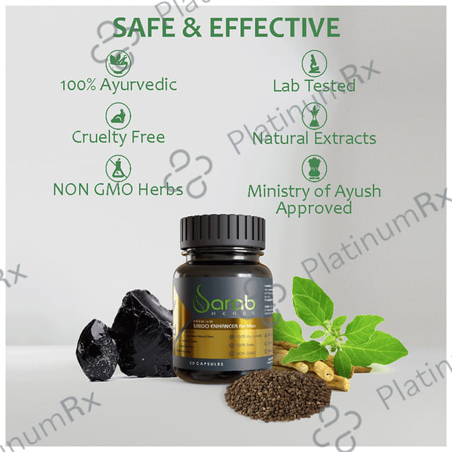 Sarab Herbs Stay In Bed Premium Libido Vitalizer for Men Capsule