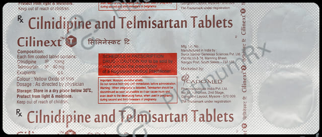 Cilinext T 10/40mg Tablet 10s