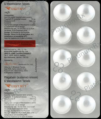 Rugtrit 1500mcg/75mg Tablet 10s
