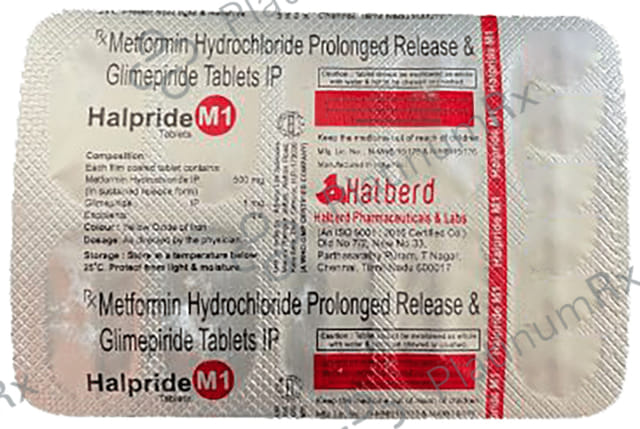 Halpride M 1 Tablet PR