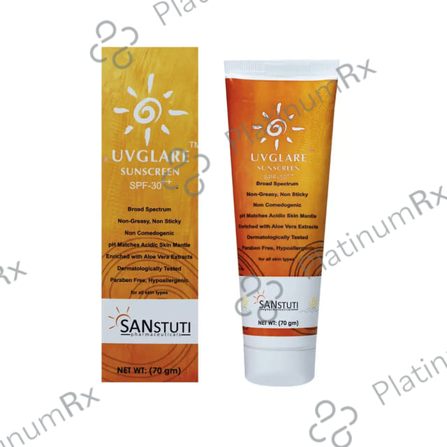 UVGlare Sunscreen SPF 30++ Lotion 70gm