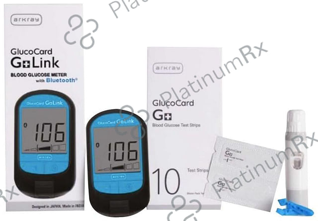 Arkray GlucoCard G+ Link Blood Glucose Meter with Bluetooth Black