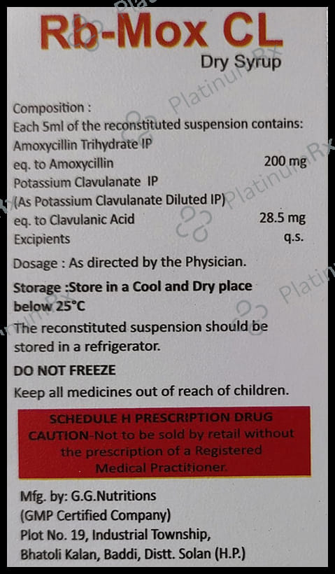 Rb-Mox CL Dry Syrup