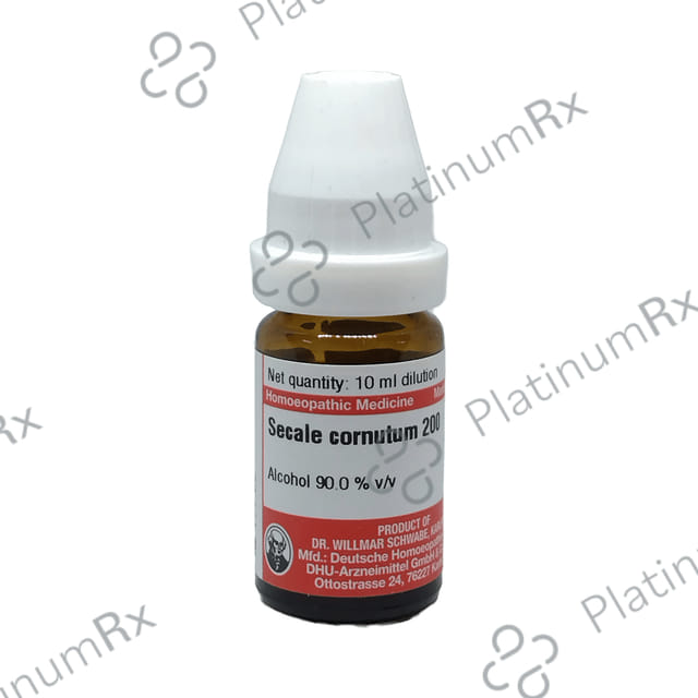 Dr Willmar Schwabe Germany Secale Cornutum Dilution 200