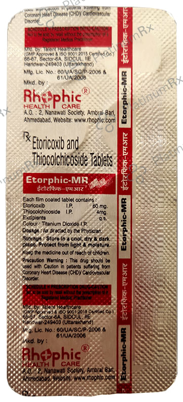 Etorphic MR Tablet 10s