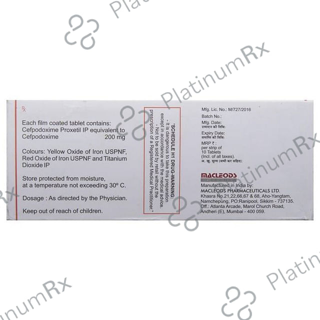 Macpod 200mg Tablet 10s