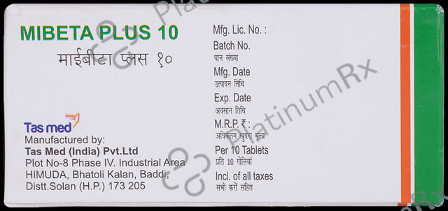 Mibeta-Plus 10 Tablet SR