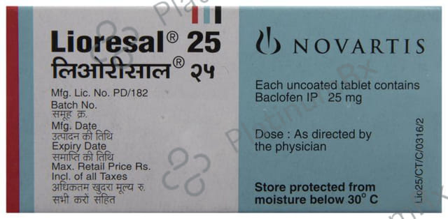 Lioresal 25 Tablet