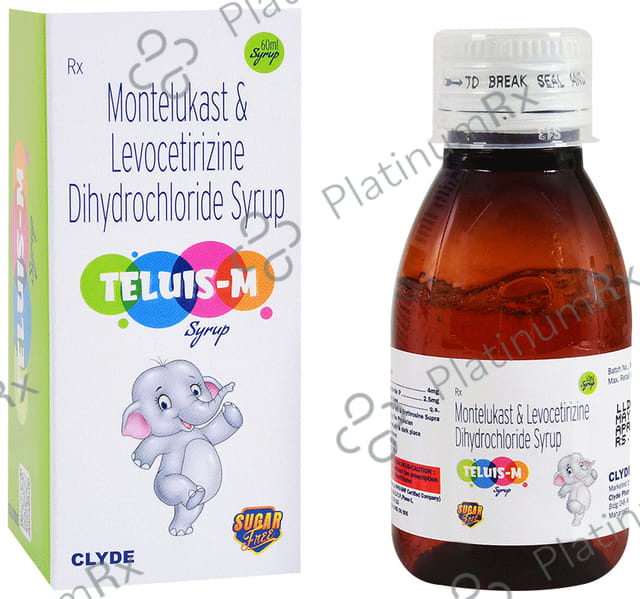 Teluis M 2.5/4mg Sugar Free Syrup 60ml