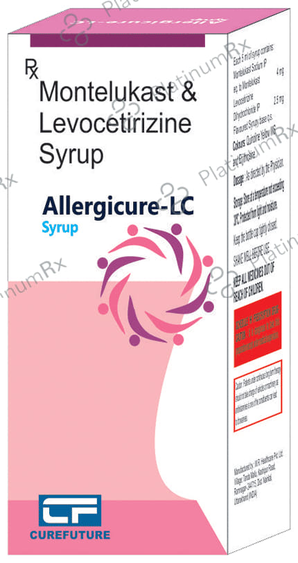 Allergicure LC 2.5/4mg Syrup 60ml