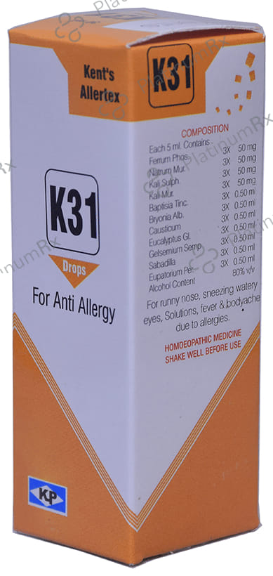 Kent's K31 Anti Allergy Oral Drops