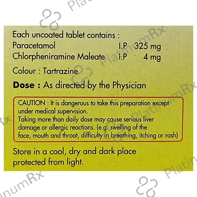 Molmin 325/4mg Tablet 10s