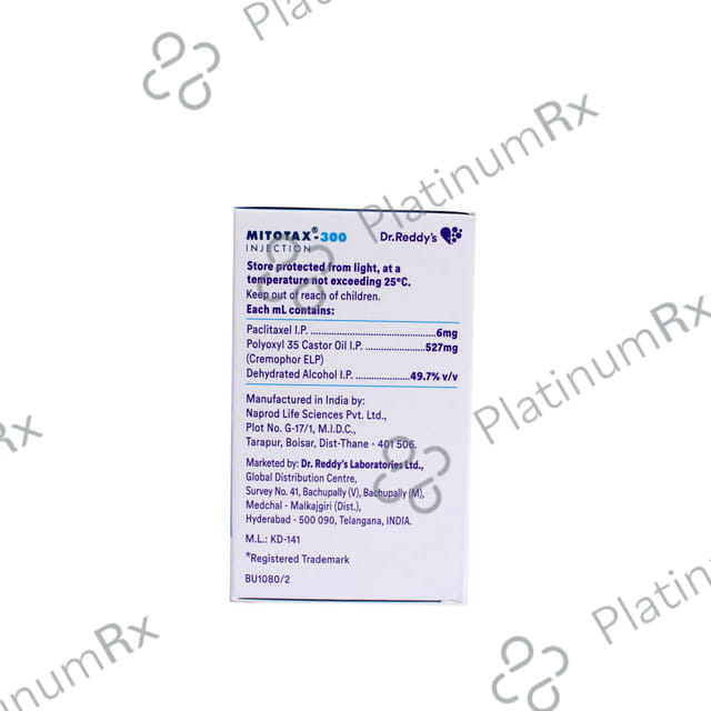 Mitotax 300mg Injection 50ml